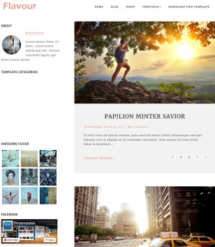 Flavour Blogger Templates