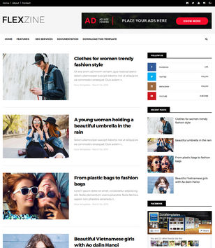 FlexZine Blogger Templates