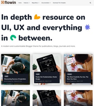 Flowin Blogger Templates