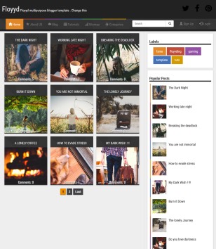 Floyyd Blogger Templates