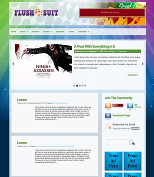 Flush Suit Blogger Templates