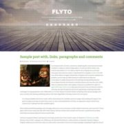 Flyto Blogger Templates