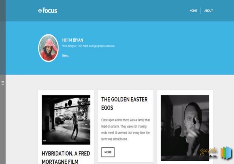 Focus Blogger Template. 2015 premium blogger themes