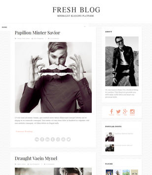 Fresh Blog Blogger Templates