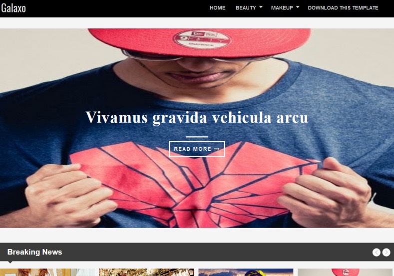 Responsive Galaxo Blogger Template 2015 free blogspot themes