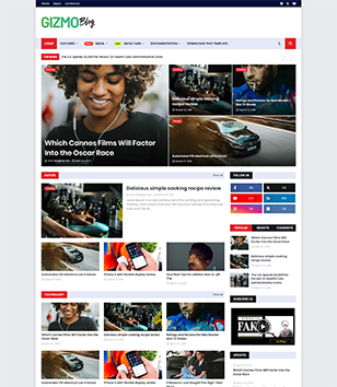 Gizmo Blog Blogger Templates