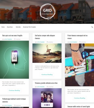 Grid Blogger Templates