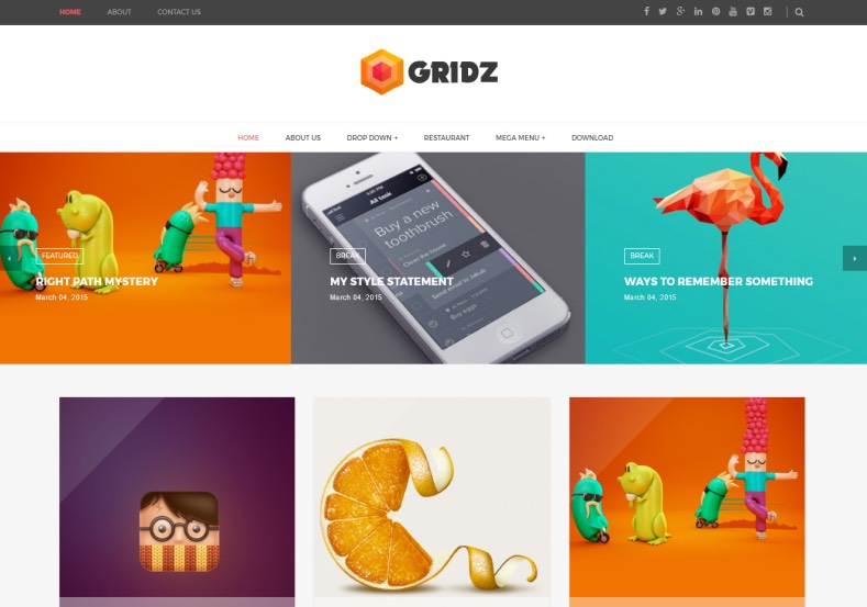 Gridz Responsive Blogger Template Template Review Gridz Responsive Blogger Template Template Review