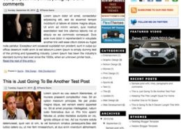 Groove Black Blogger Templates