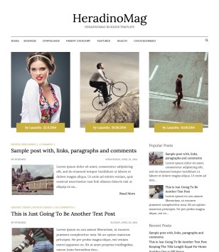 HeradinoMag Blogger Templates