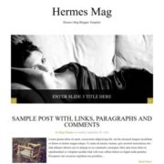 Hermes Mag Responsive Blogger Templates