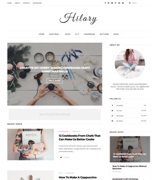 Hilary Blogger Templates