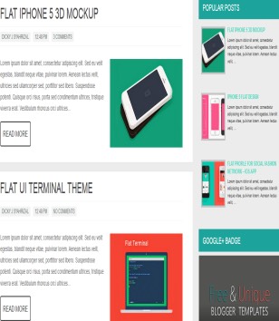 Hooly Responsive Blogger Templates