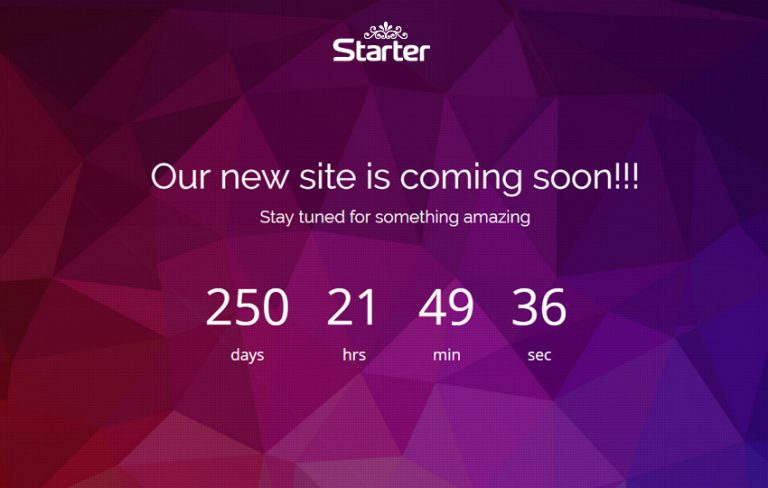 Html5 Template Coming Soon
