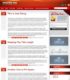 Intrepidity Red Blogger Templates
