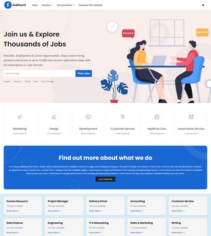 JobHunt Blogger Templates