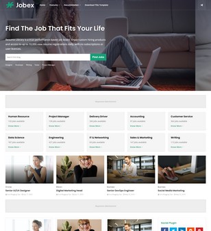 Jobex Blogger Templates