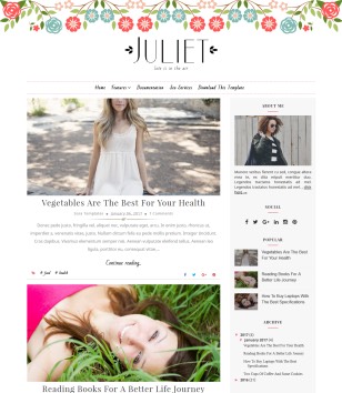 Juliet Blogger Templates