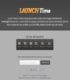 Launch Time Responsive Blogger Templates
