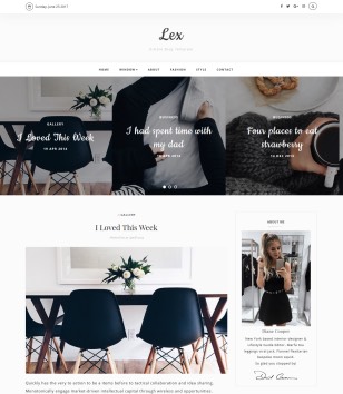 Lex Blogger Templates