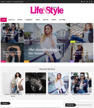 Life and Style Blogger Templates
