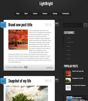 LightBright Blogger Template 2014 Free Download LightBright Blogger Template 2014 Free Download