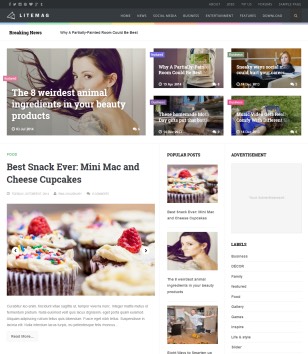 LiteMag Blogger Templates
