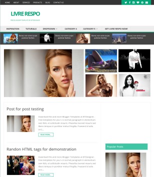 Livre Respo Blogger Templates