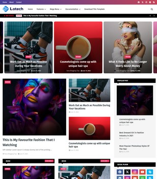 LoTech Blogger Templates