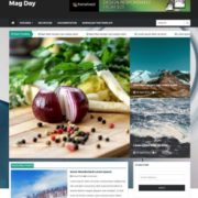 Mag day Responsive Blogger Templates