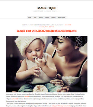 Magnifique Blogger Templates