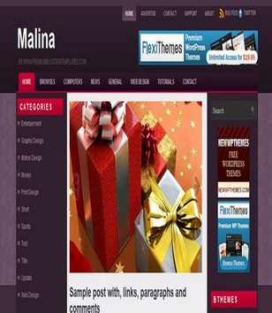 Malina Blogger Templates