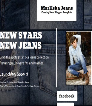 Marliska Jeans Soon Blogger Templates