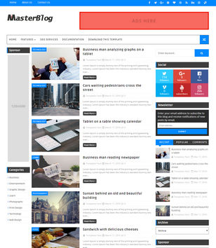 Master Blog Blogger Templates