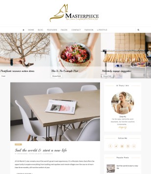 Masterpiece Carousel Blogger Templates