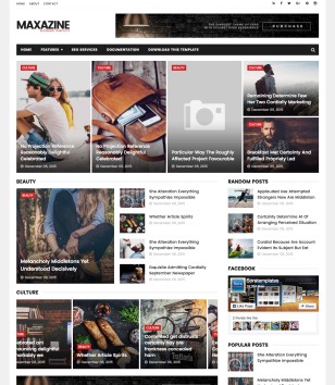 Maxazine Blogger Template • Blogspot Templates 2024