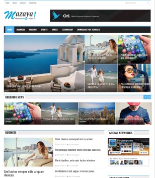 Mazaya Blogger Templates