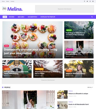 Melina Blogger Templates