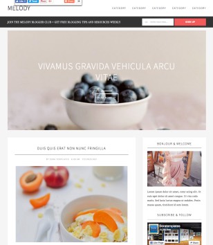 Melody Blogger Templates