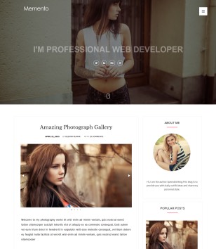 Memento Creative Blogger Templates