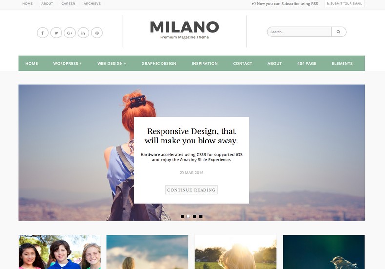 Milano Blogger Template. Portfolio and business template for blogger blog. Built portfolio blog with Milano Blogger Template.