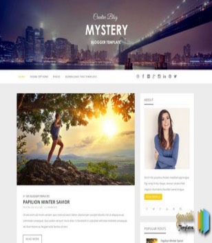 Mystery Blogger Templates