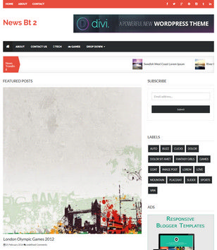 News BT V2 Blogger Templates