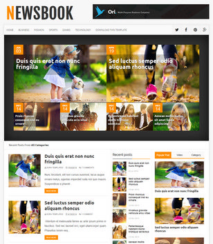 NewsBook Blogger Templates