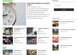 Newspaper Responsive Blogger Templates