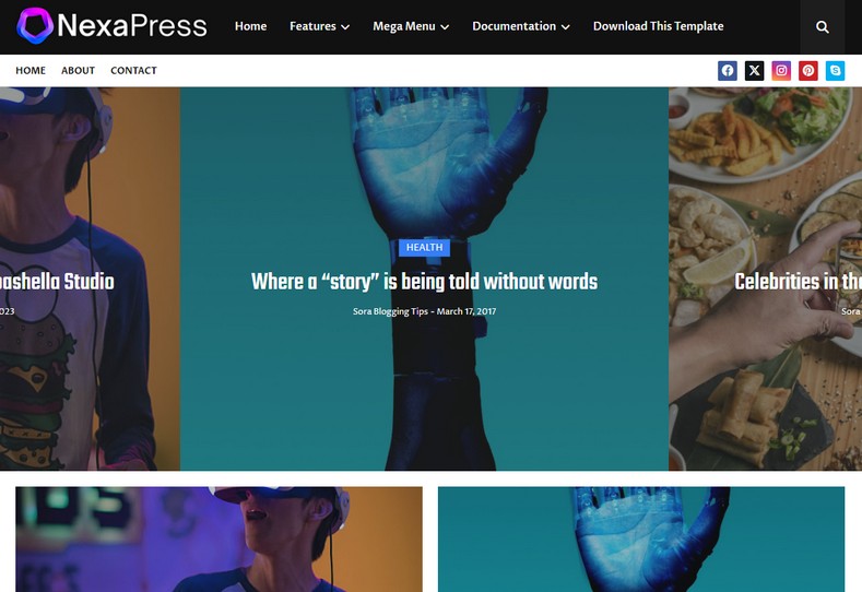 Nexa Press Blogger Template is a modern and easy-to-use Blogger theme designed for people who want to create a clean, professional, and content-focused website.