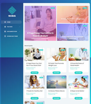 Nubia Blogger Templates