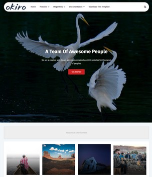 Okiro Blogger Templates