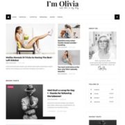 Olivia Clean Blogger Templates