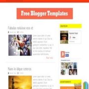 Orange Fever Blogger Templates